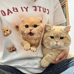 Personalized British Shorthair cat t-shirt, custom cat lover clothing, cute cat apparel