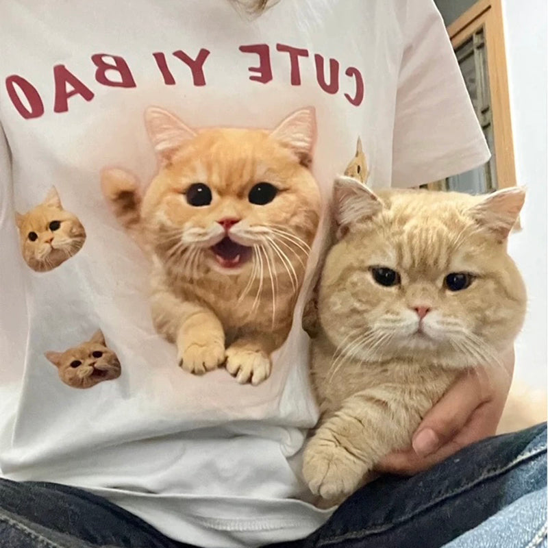Personalized British Shorthair cat t-shirt, custom cat lover clothing, cute cat apparel