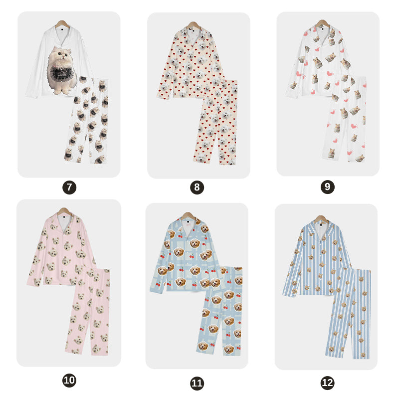 Custom pet face pajamas style 2
